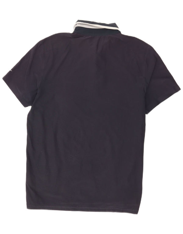 Nike Mens Dri Fit Polo Shirt Large Navy Blue Polyester