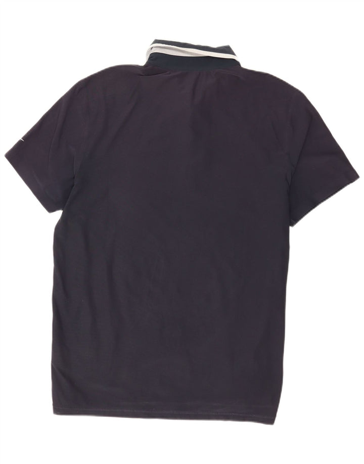 Nike Mens Dri Fit Polo Shirt Large Navy Blue Polyester