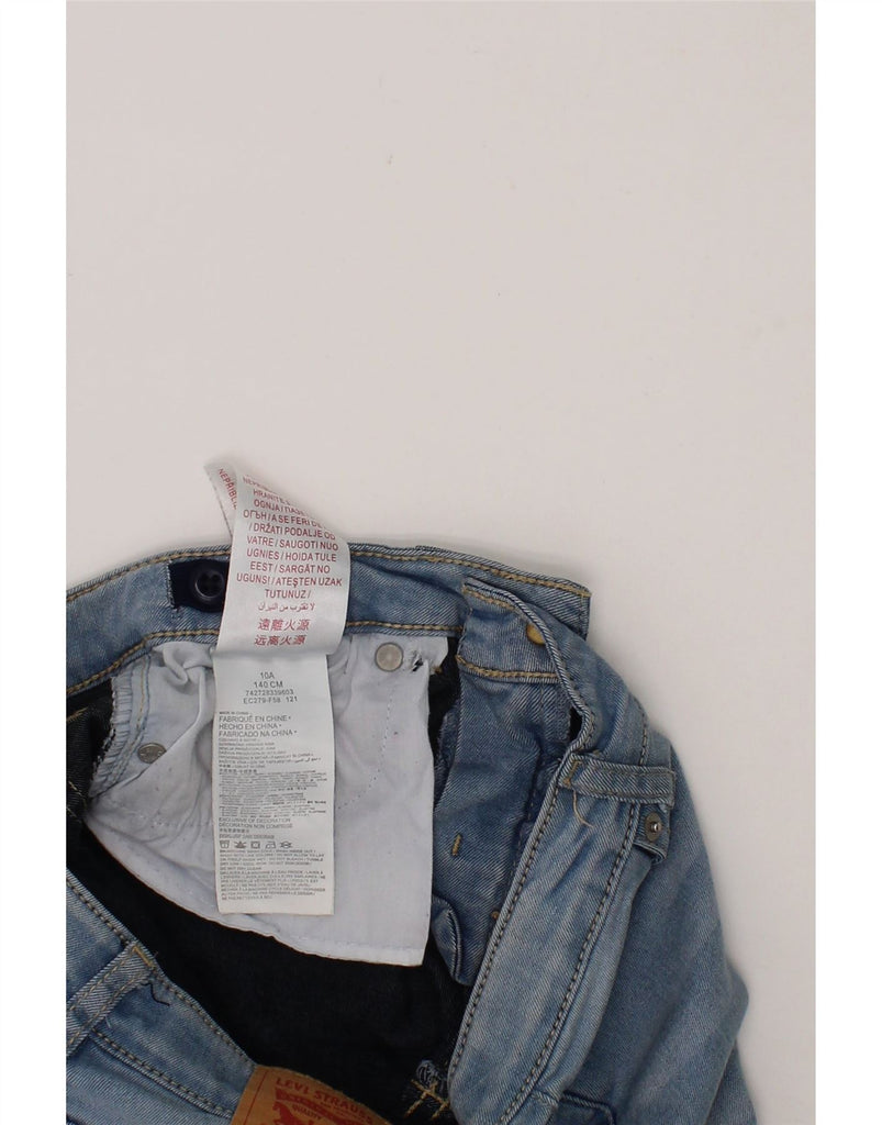 LEVI'S Girls 711 Skinny Jeans 9-10 Years W26 L24 Blue Cotton Classic Vintage Levi's and Second-Hand Levi's from Messina Hembry 