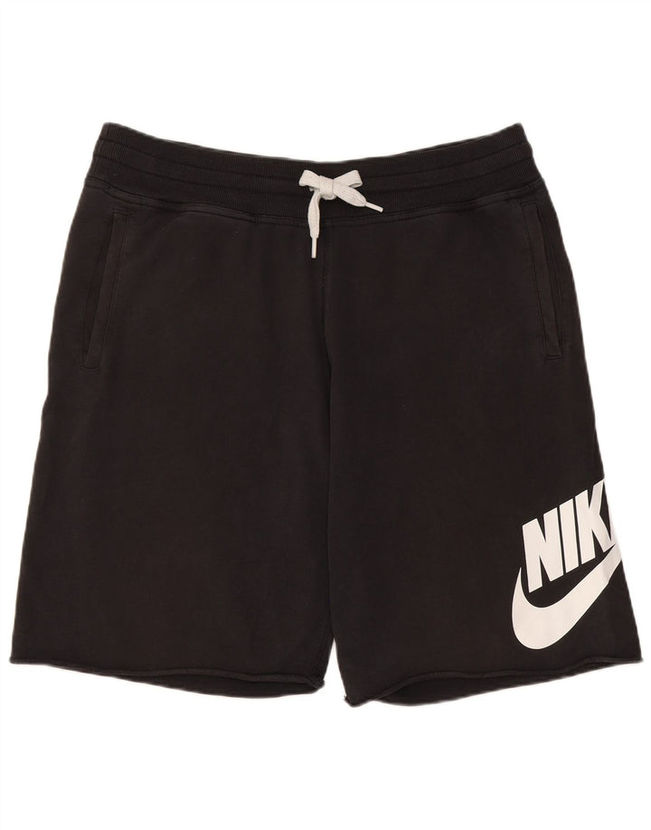 Nike Mens Graphic Sport Shorts Large Black Cotton