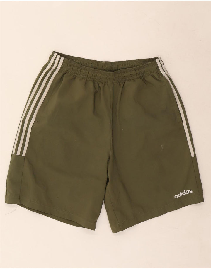 Adidas Mens Sport Shorts Large Khaki Polyester