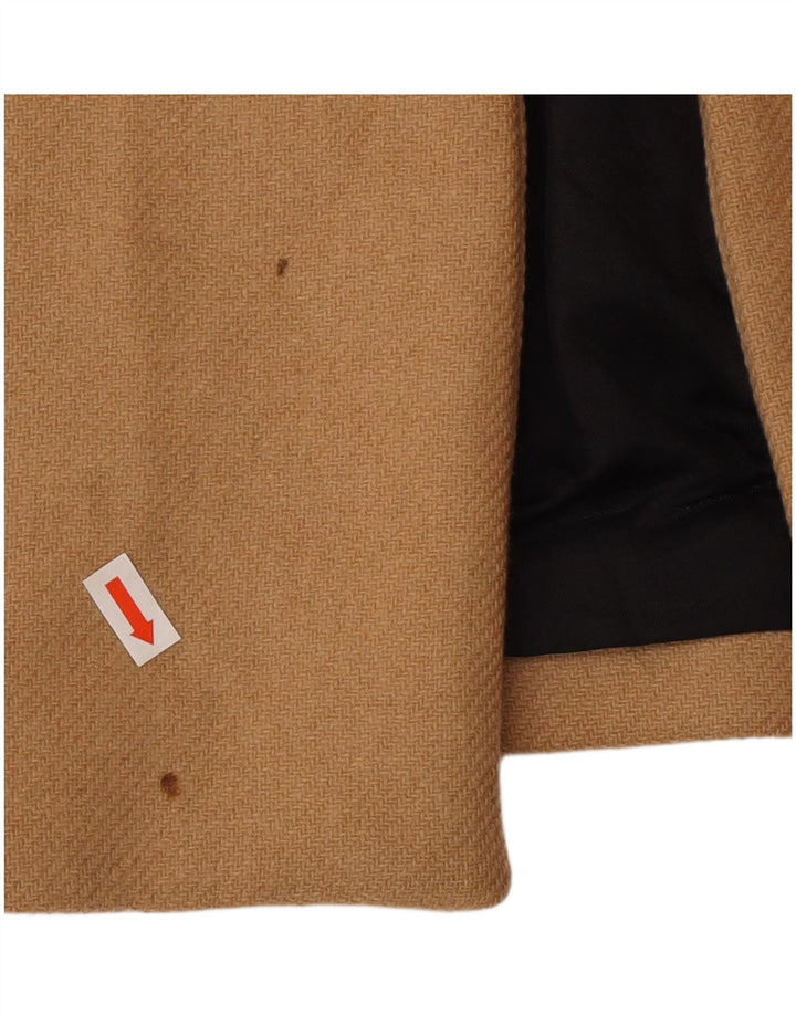 Zara Womens Overcoat UK 6 XS Beige Classic