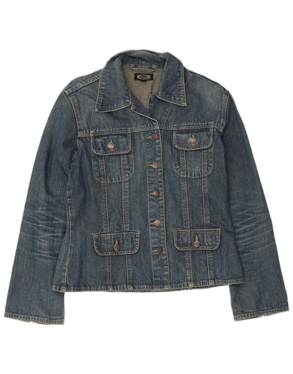 Vintage Womens Denim Jacket EU 40/42 Medium Blue