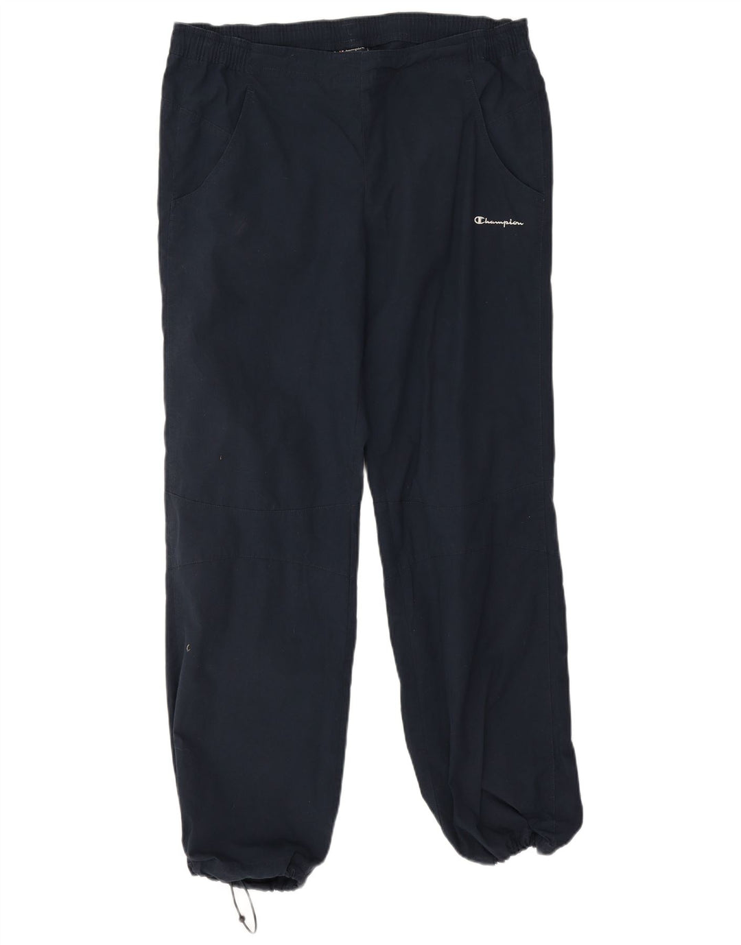 Champion Mens Tracksuit Trousers Joggers Medium  Navy Blue Cotton