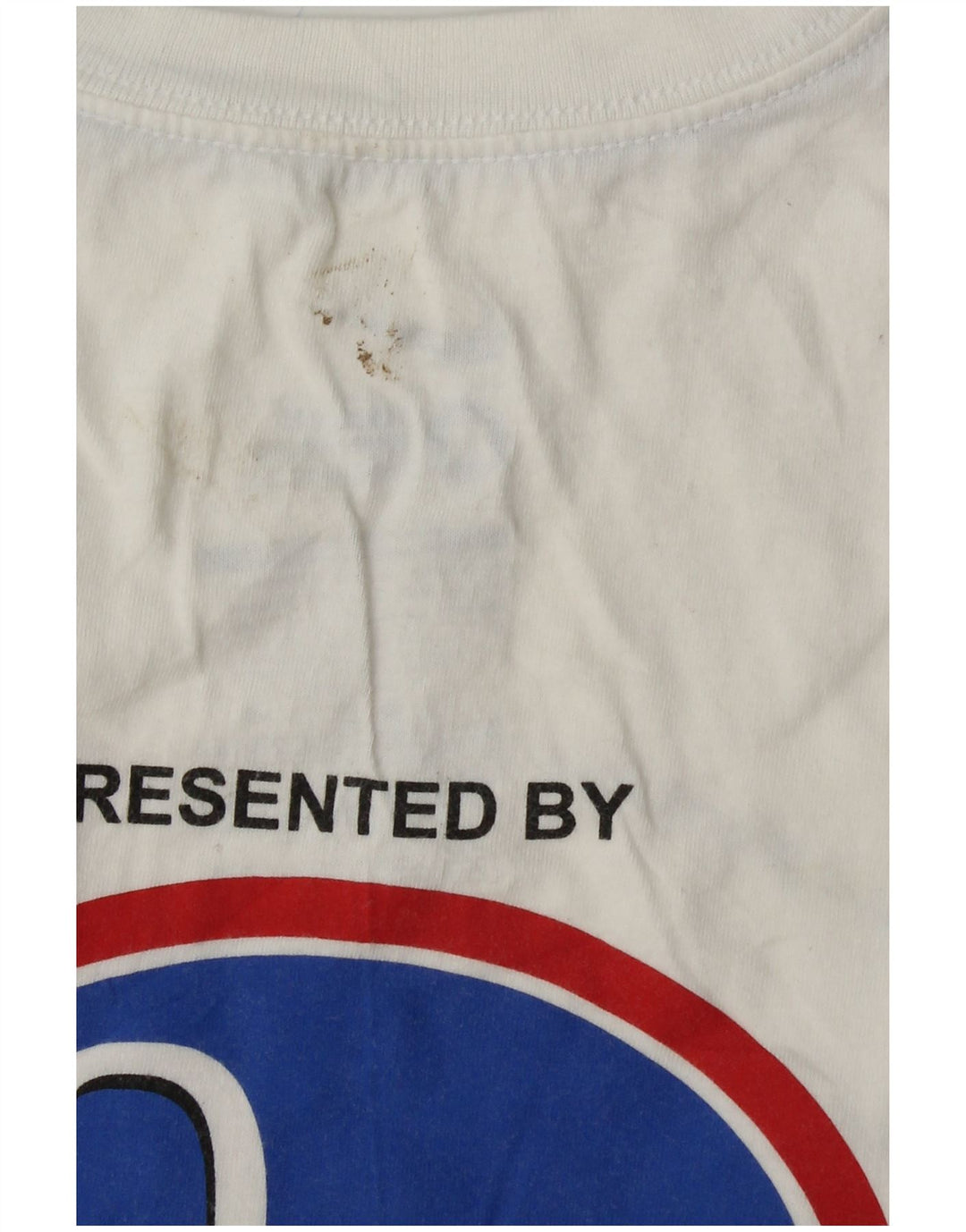 NIKE Womens Graphic T-Shirt Top UK 14 Medium White Cotton