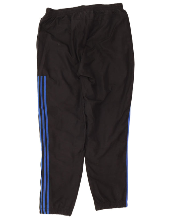 Adidas Mens Tracksuit Trousers Large Black Polyester Sports