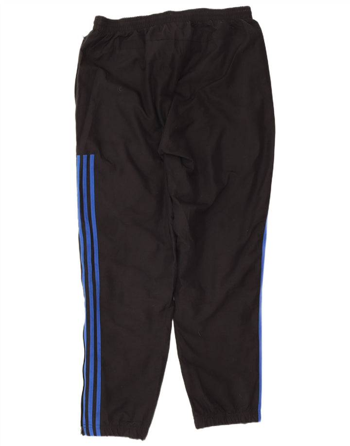 Adidas Mens Tracksuit Trousers Large Black Polyester Sports