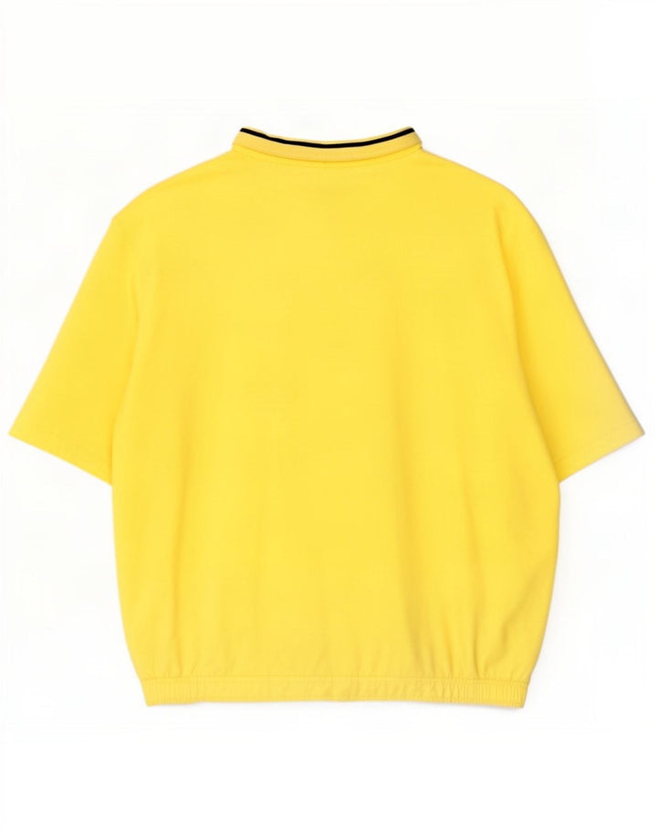 Polo Ralph Lauren Mens Short Sleeve Pullover Shirt XL Yellow Polyester