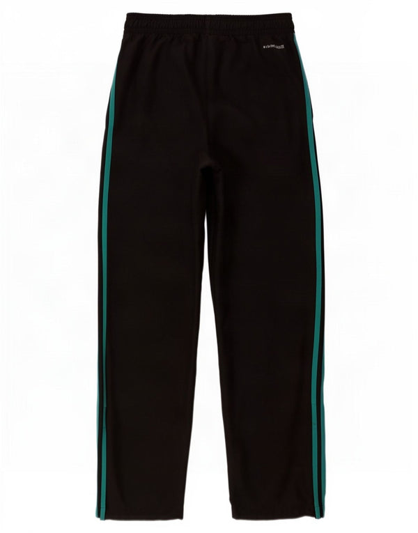 Adidas Boys Munster Rugby Tracksuit Trousers 11-12 Years Black Striped