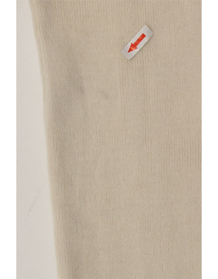 Vintage Womens Cardigan Sweater UK 12 Medium Off White