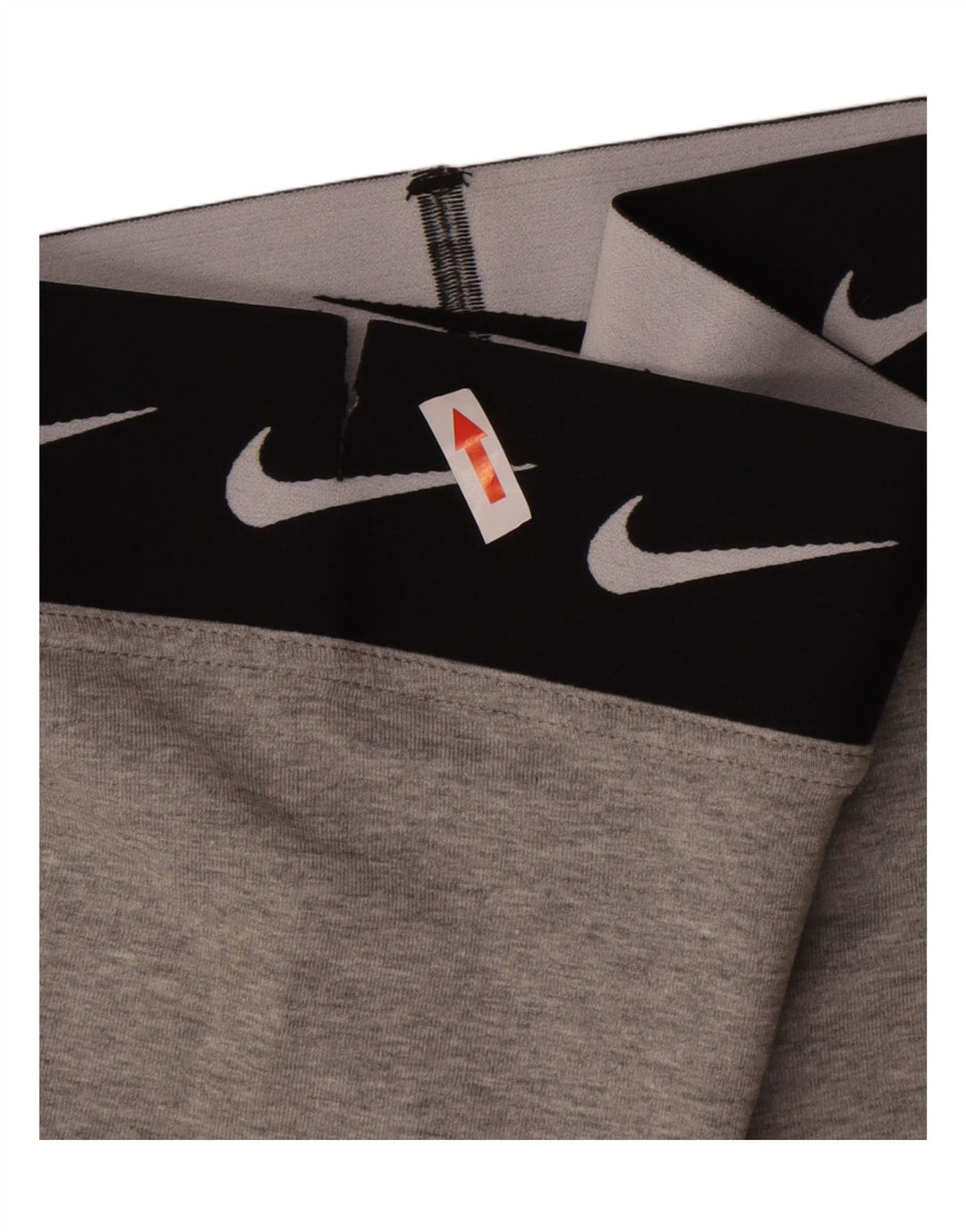 Nike Womens Graphic Leggings UK 14 Large Grey Cotton