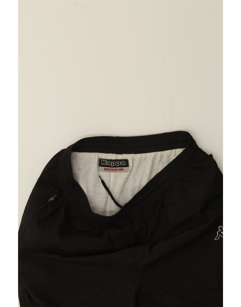 KAPPA Womens Tracksuit Trousers UK 14 Medium  Black Polyester Vintage Kappa and Second-Hand Kappa from Messina Hembry 
