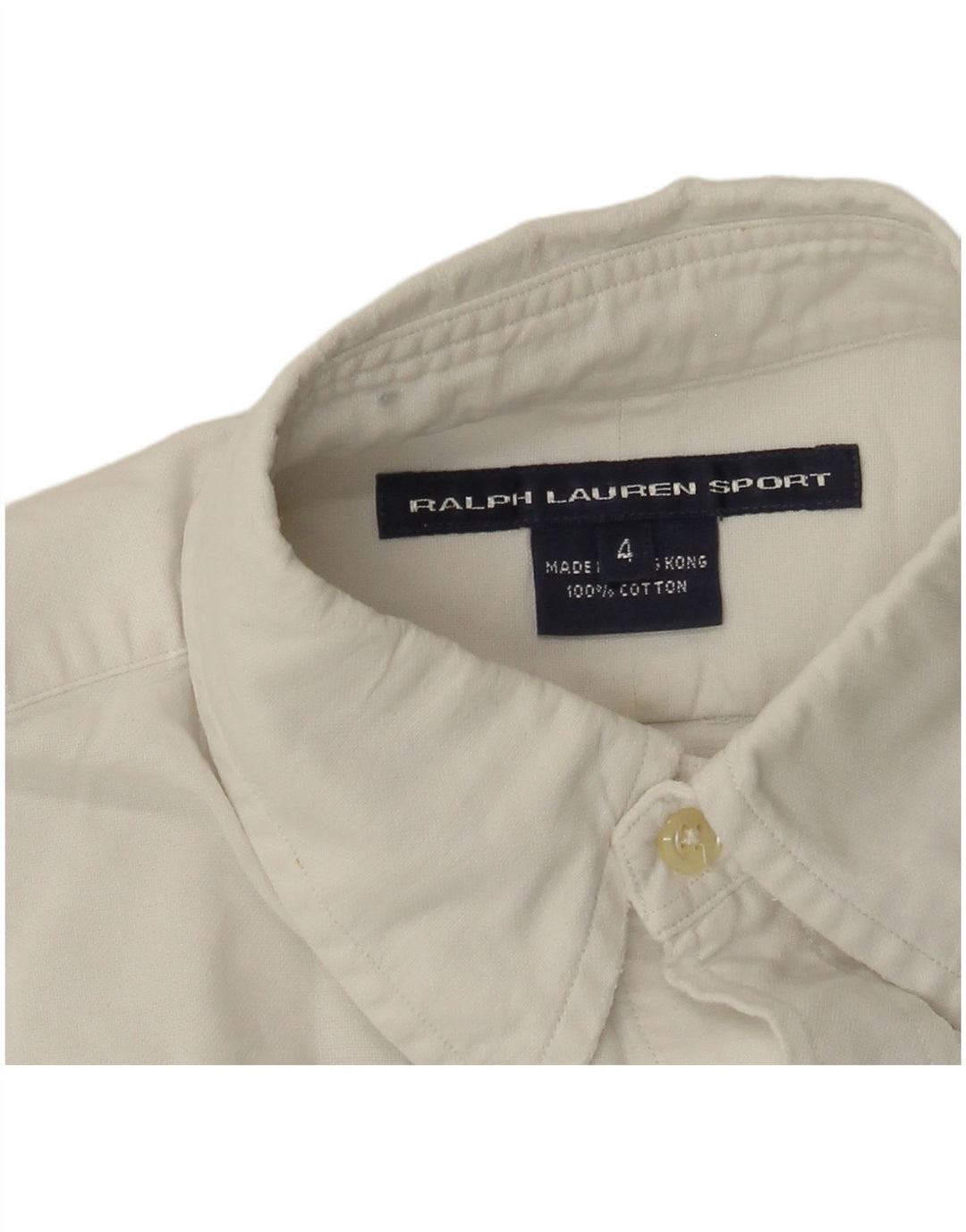 Ralph Lauren Mens Shirt Medium White Cotton