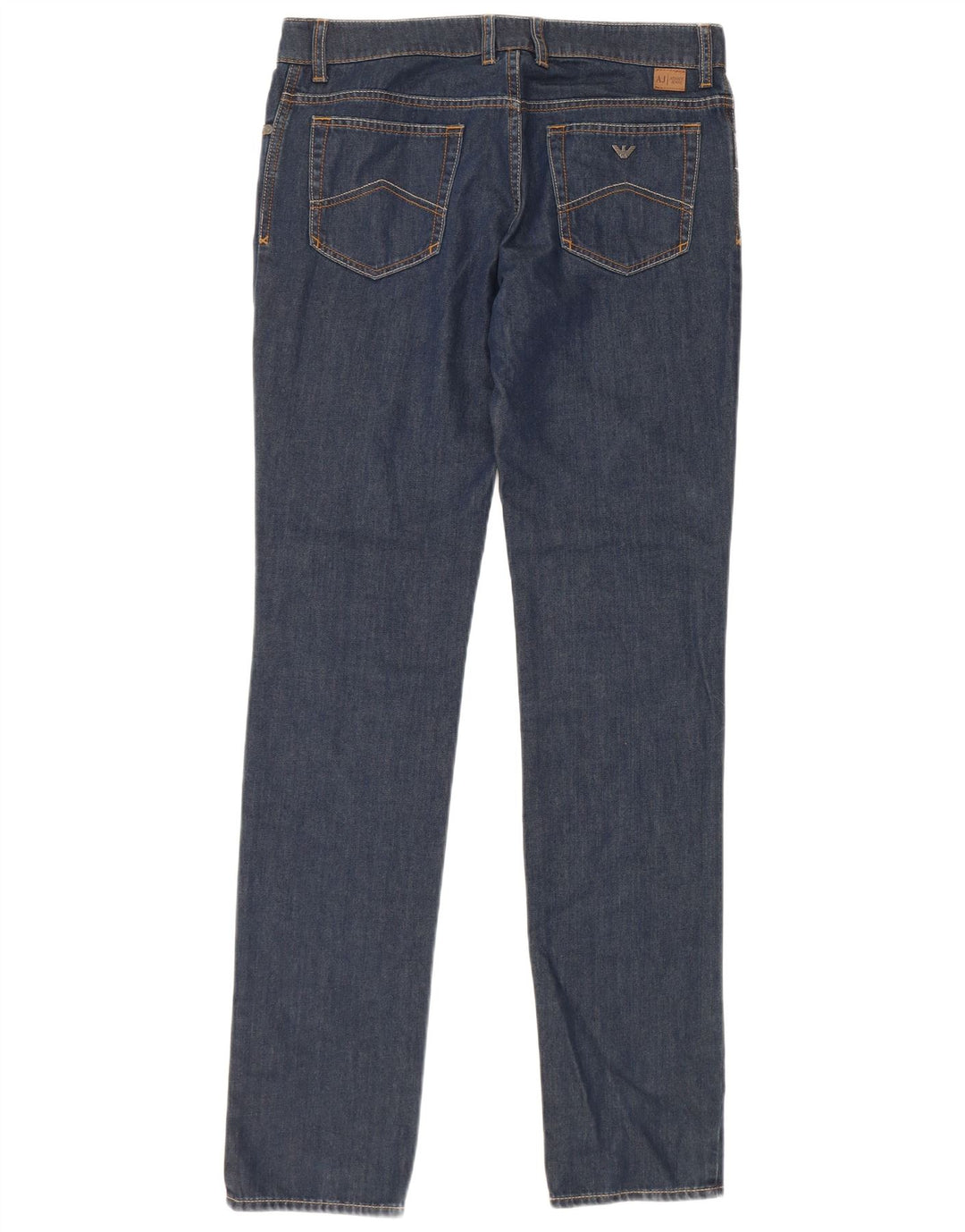 ARMANI JUNIOR Boys Slim Jeans 15-16 Years W32 L33 Blue Cotton