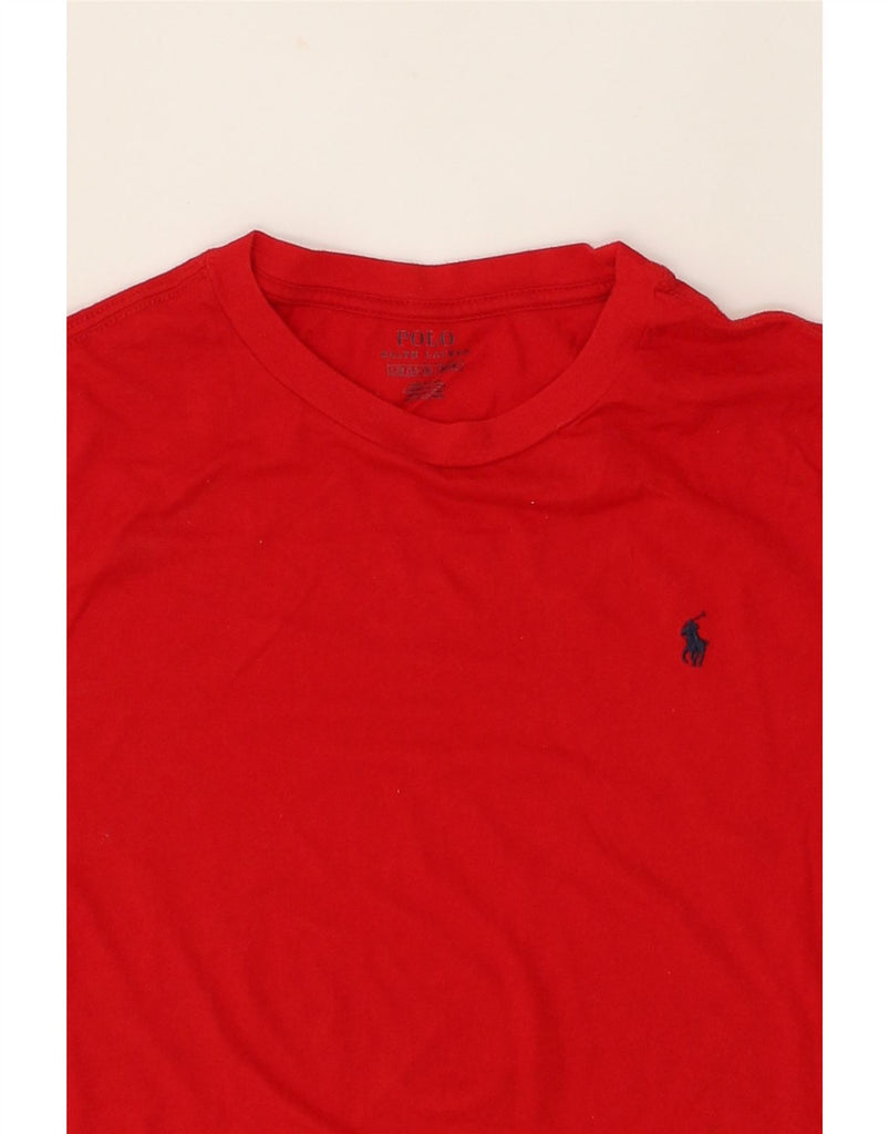 POLO RALPH LAUREN Boys T-Shirt Top 14-15 Years Large  Red Cotton | Vintage Polo Ralph Lauren | Thrift | Second-Hand Polo Ralph Lauren | Used Clothing | Messina Hembry 