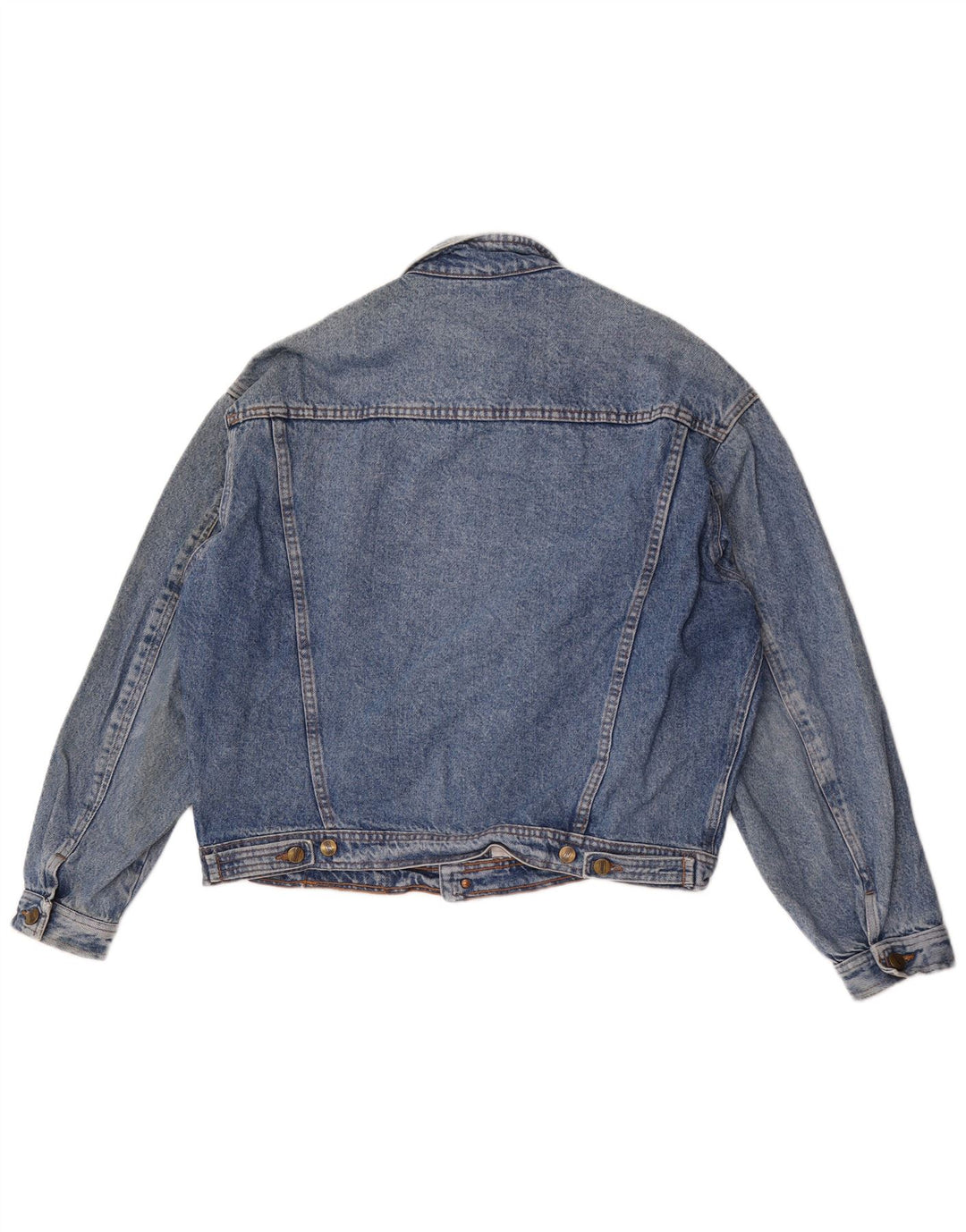 Quarry Mens Batwing Denim Jacket UK 40 Large Blue