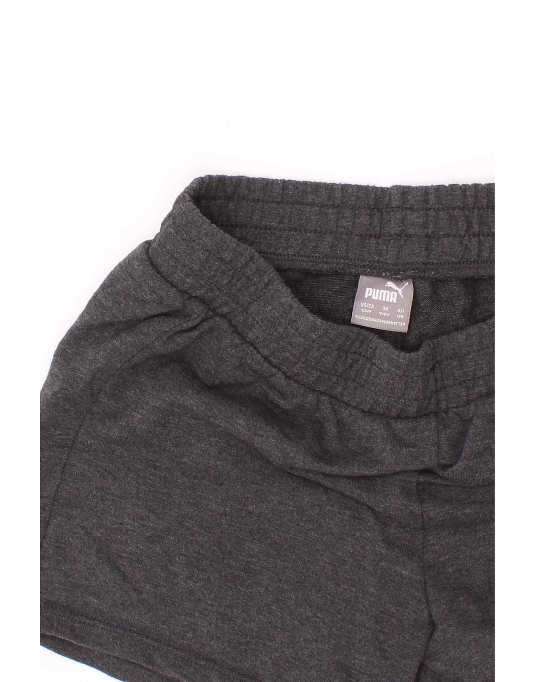 Puma Boys Graphic Sport Shorts 7-8 Years Grey