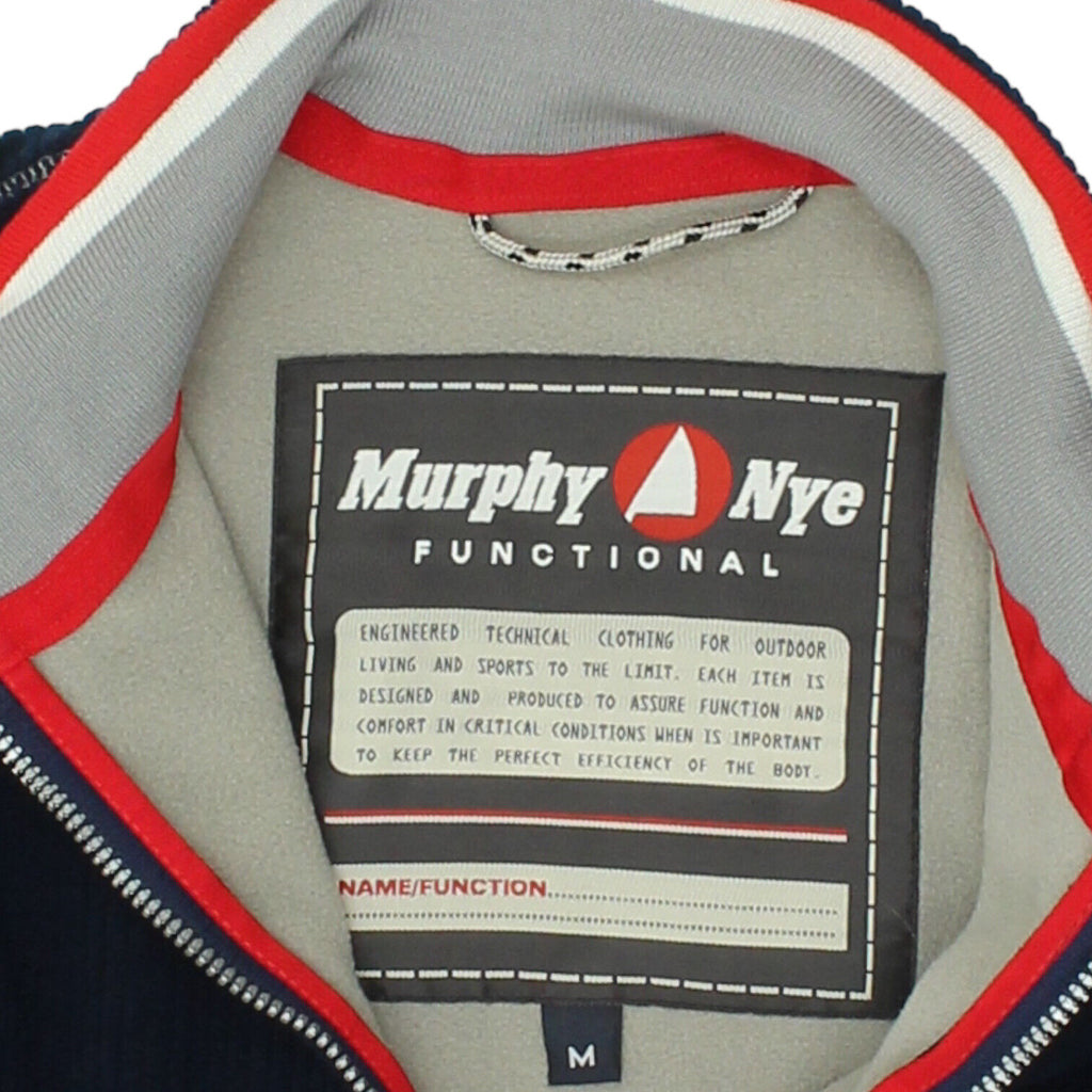 Murphy & Nye Mens Navy Full Zip Knit Jacket | Vintage High End Designer VTG | Vintage Messina Hembry | Thrift | Second-Hand Messina Hembry | Used Clothing | Messina Hembry 