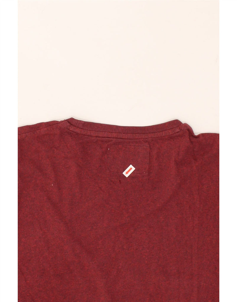 SUPERDRY Mens T-Shirt Top Small Burgundy Cotton | Vintage Superdry | Thrift | Second-Hand Superdry | Used Clothing | Messina Hembry 