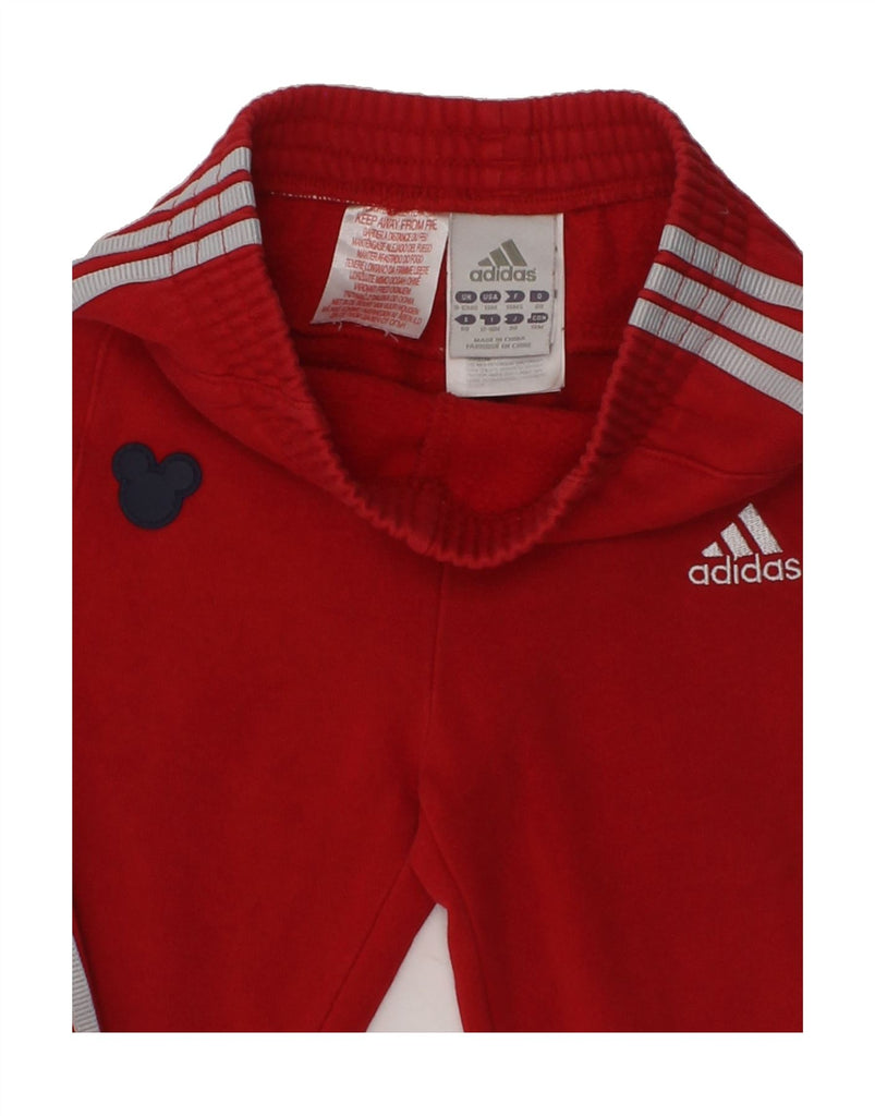 ADIDAS Baby Girls Minnie Trousers 9-12 Months Red Cotton | Vintage Adidas | Thrift | Second-Hand Adidas | Used Clothing | Messina Hembry 