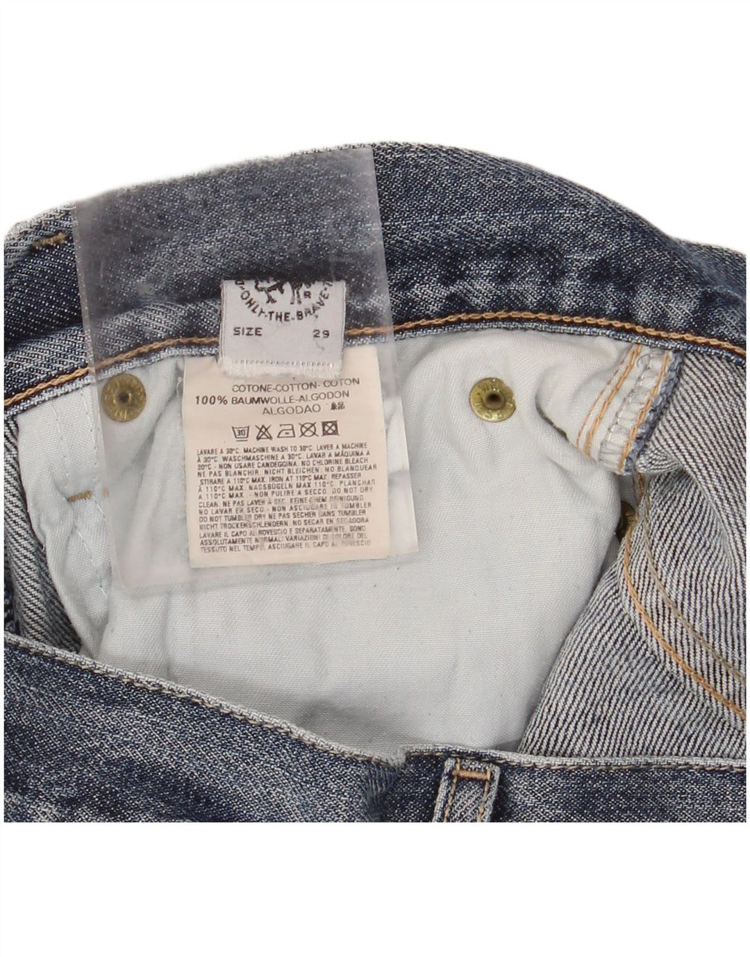 DIESEL Mens Denim Shorts W29 Small Blue Cotton