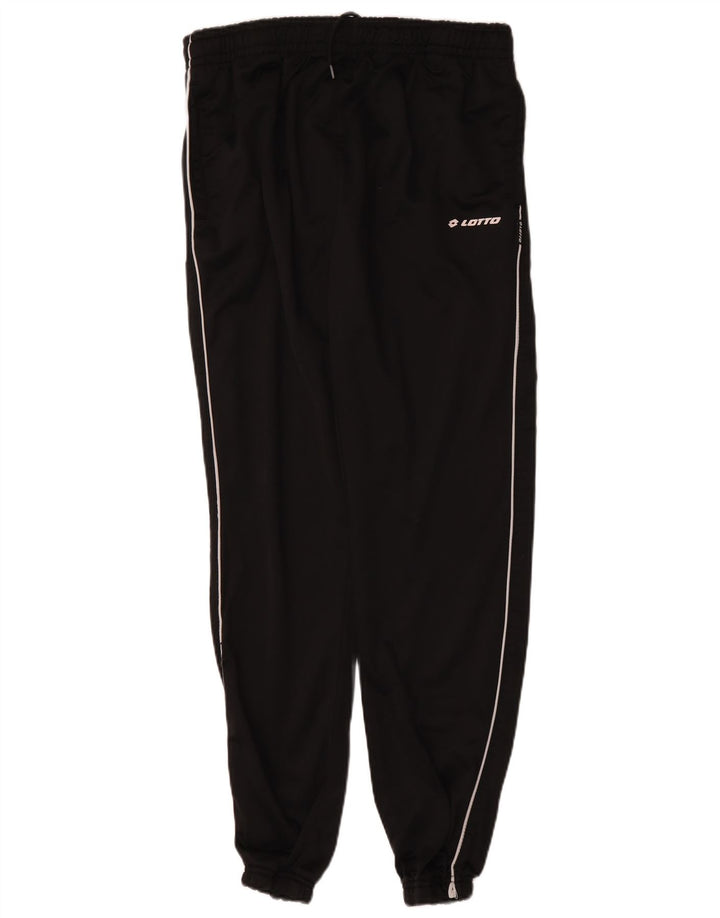 Lotto Mens Tracksuit Trousers Joggers XL Black Polyester