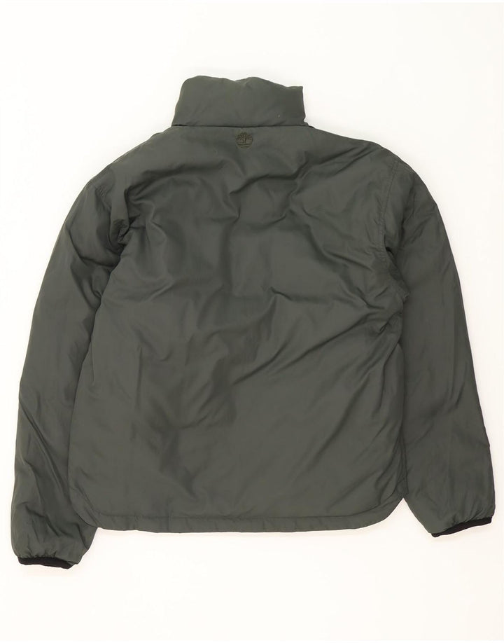 Timberland Mens Reversible Padded Jacket UK 36 Small Black Nylon