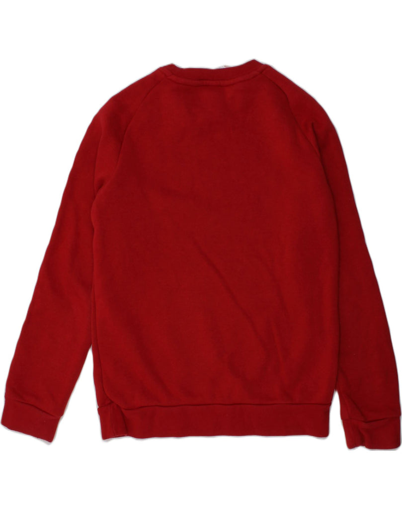 ADIDAS Boys Sweatshirt Jumper 9-10 Years Red Cotton | Vintage Adidas | Thrift | Second-Hand Adidas | Used Clothing | Messina Hembry 