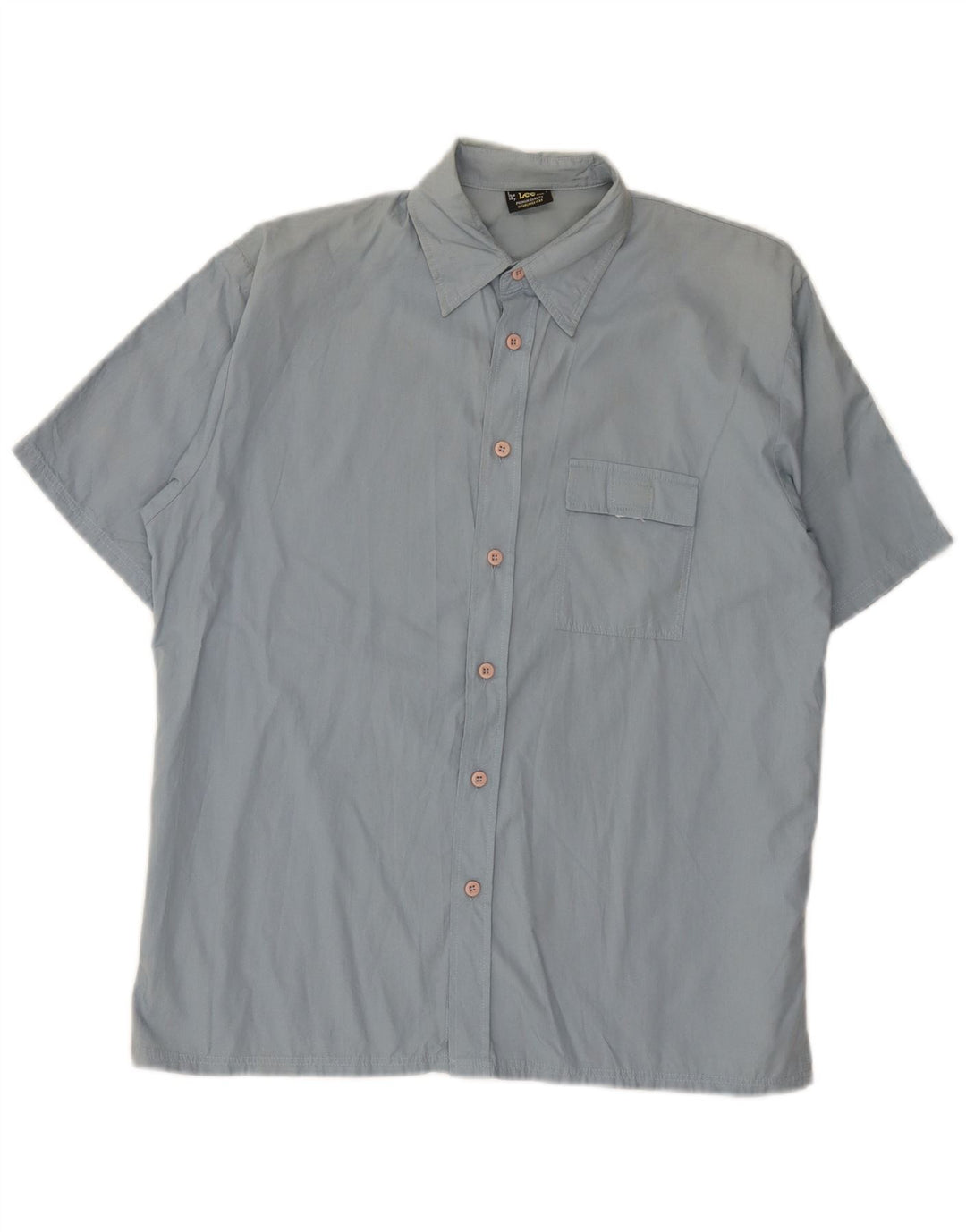 Lee Boys Graphic Short Sleeve Shirt 13-14 Years Large Blue