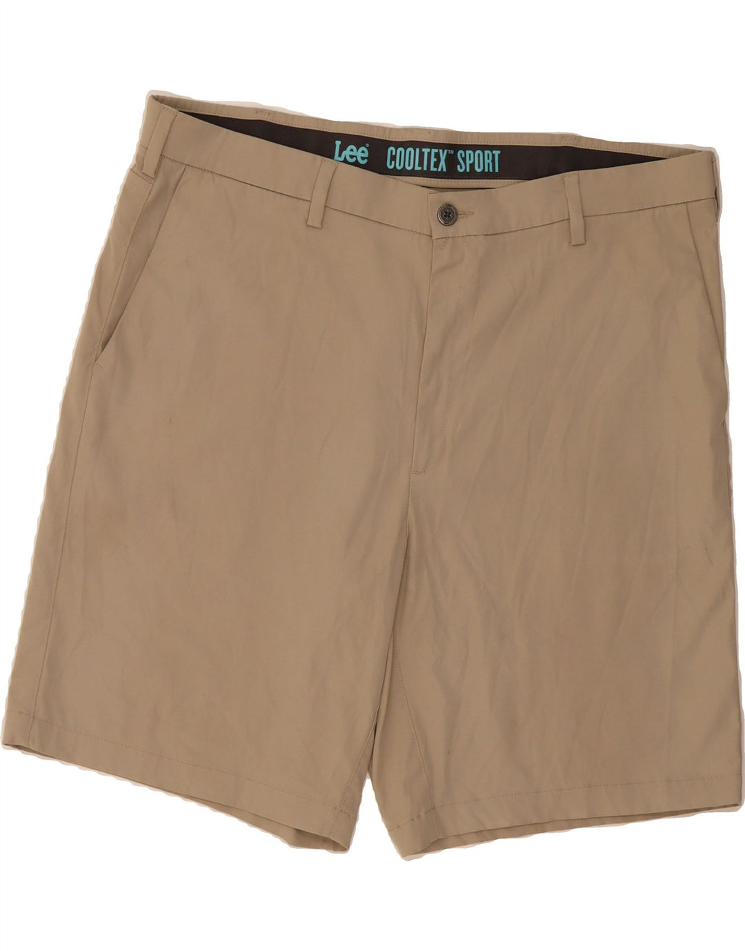 LEE Mens Chino Shorts W42 2XL Beige Polyester Vintage Lee and Second-Hand Lee from Messina Hembry 