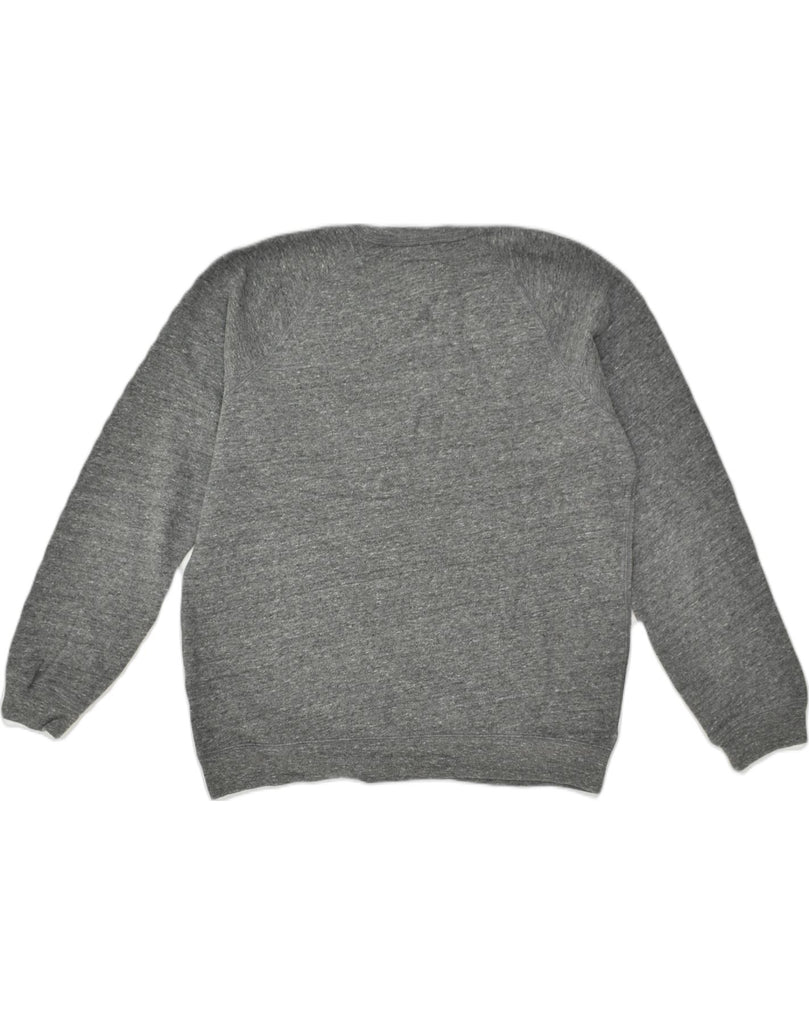 JACK WILLS Mens Graphic Sweatshirt Jumper Large Grey Flecked Cotton | Vintage Jack Wills | Thrift | Second-Hand Jack Wills | Used Clothing | Messina Hembry 