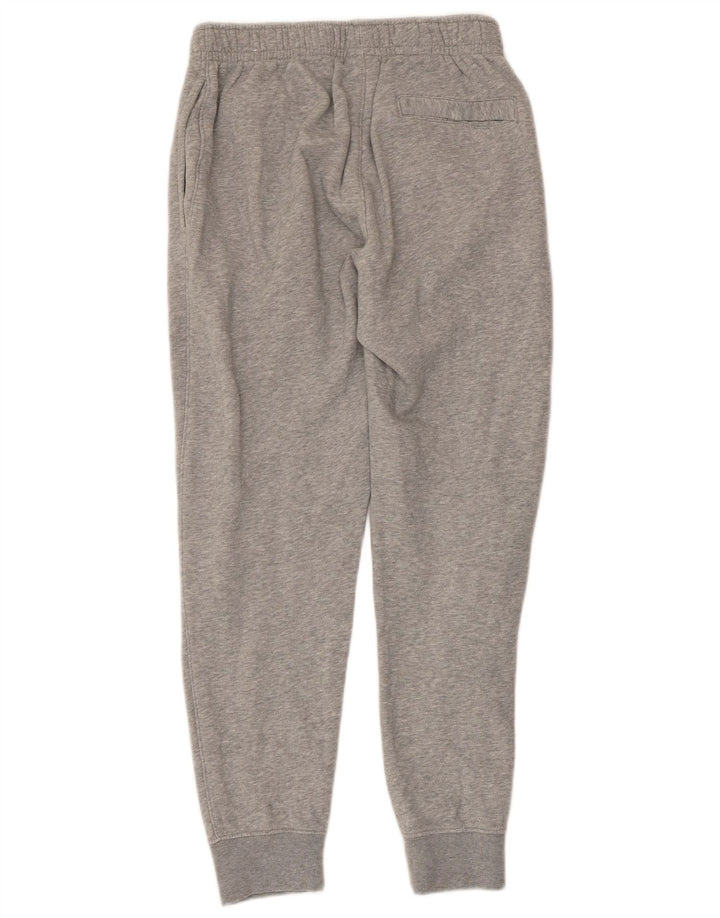 NIKE Mens Tracksuit Trousers Joggers Small  Grey Cotton