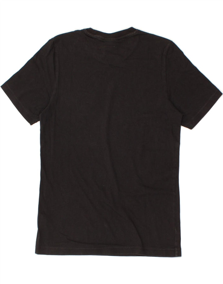 ADIDAS Mens Graphic T-Shirt Top Small Black Cotton Vintage Adidas and Second-Hand Adidas from Messina Hembry 