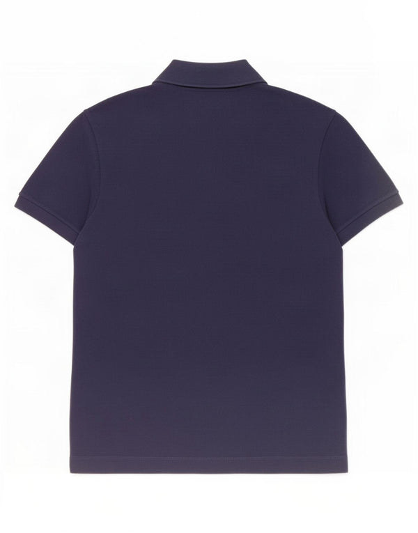 Lacoste Mens Classic Fit Polo Shirt Size 4 Medium Navy Blue Cotton
