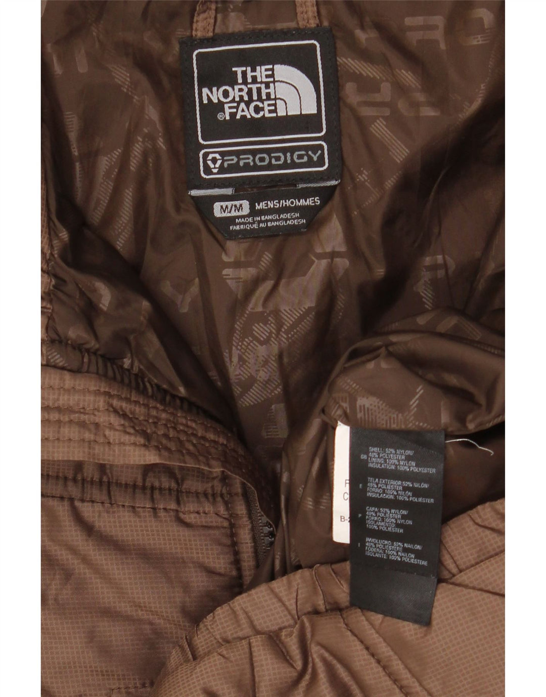 THE NORTH FACE Mens Windbreaker Jacket UK 38 Medium Brown Nylon