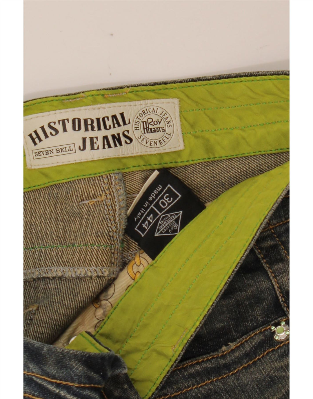 ROY ROGERS Womens Straight Jeans W30 L30 Blue Cotton
