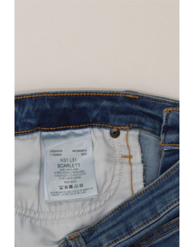 LEE Womens Scarlett Skinny Jeans W31 L31 Blue Cotton Vintage Lee and Second-Hand Lee from Messina Hembry 