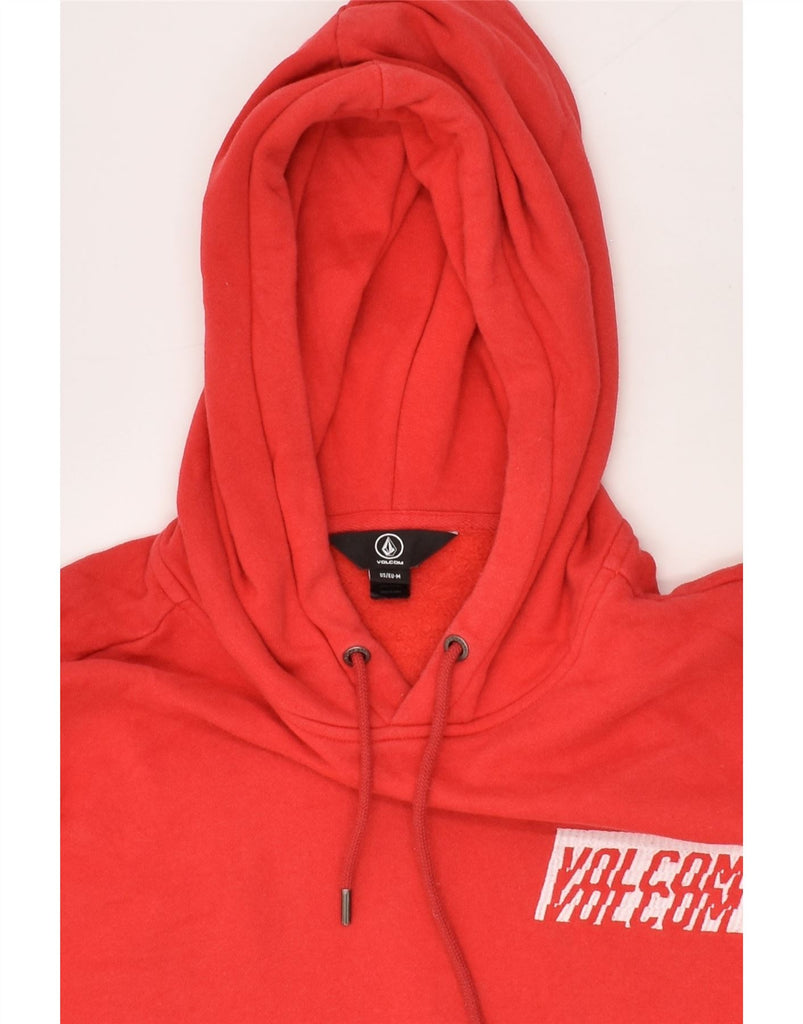 VOLCOM Mens Graphic Hoodie Jumper Medium Red Cotton | Vintage Volcom | Thrift | Second-Hand Volcom | Used Clothing | Messina Hembry 