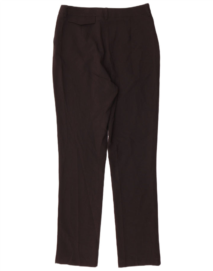 Topshop Womens Pegged Chino Trousers UK 12 Medium W30 L32 Black Polyester
