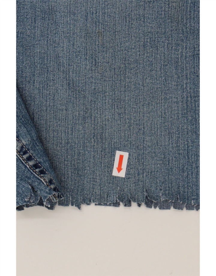 LEE Womens Riders Mid Rise Denim Shorts Medium W32  Blue Cotton Vintage Lee and Second-Hand Lee from Messina Hembry 