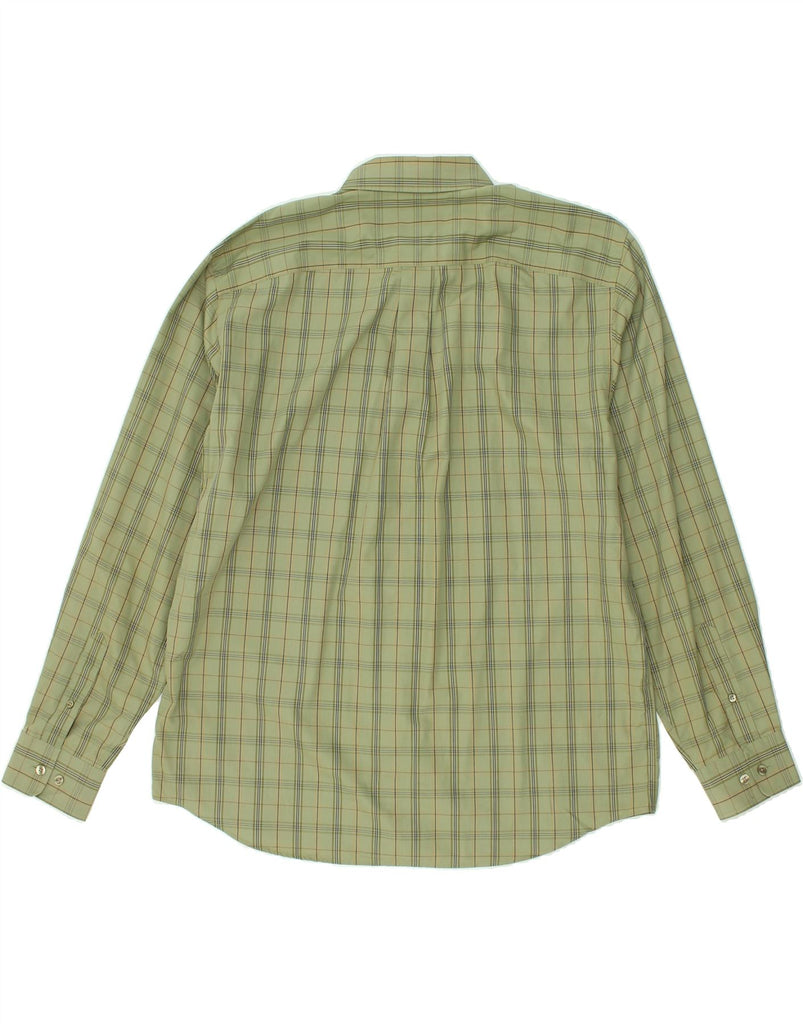 EDDIE BAUER Mens Wrinkle Resistant Relaxed Fit Shirt Large Green Check | Vintage Eddie Bauer | Thrift | Second-Hand Eddie Bauer | Used Clothing | Messina Hembry 