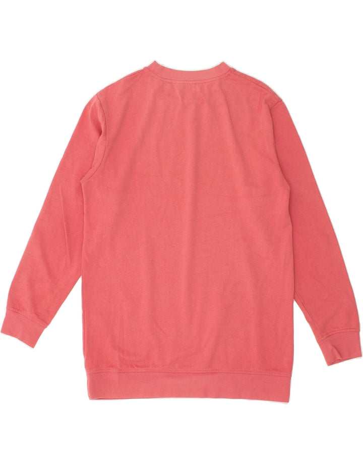 JACK WILLS Womens Oversized Sweatshirt Jumper UK 10  Small Pink Cotton Vintage Jack Wills and Second-Hand Jack Wills from Messina Hembry 