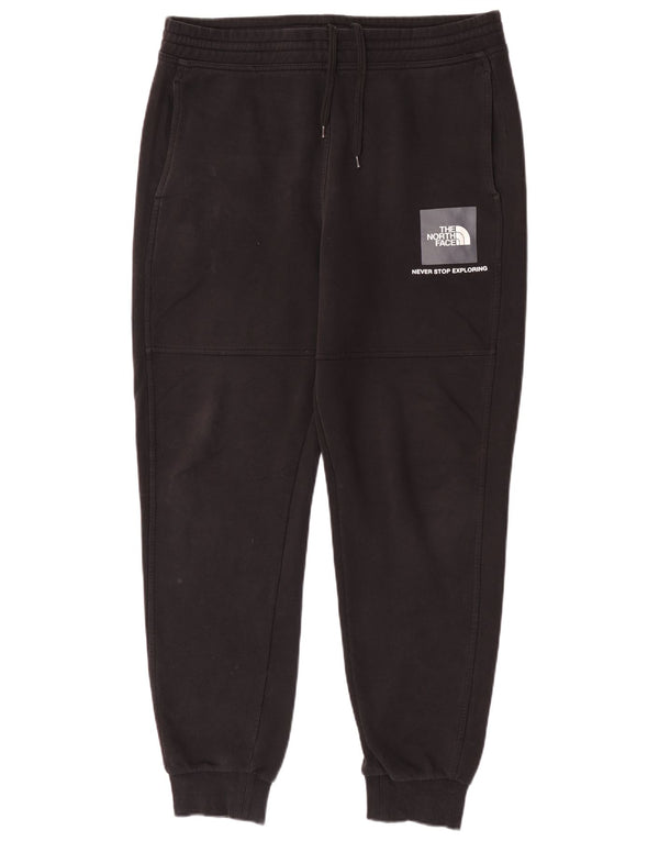 The North Face Mens Tracksuit Trousers Joggers Large Black Cotton