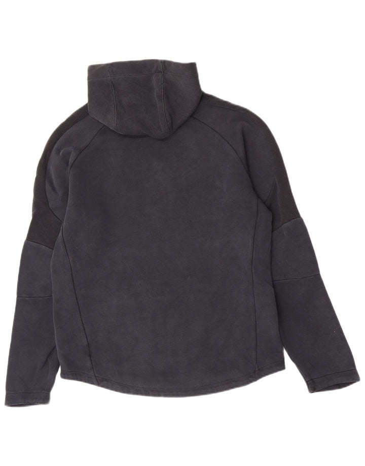 Puma Mens Hoodie Jumper Medium Navy Blue Cotton