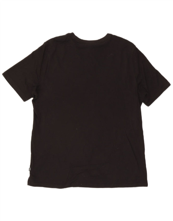 Puma Mens Graphic T-Shirt Top Large Black