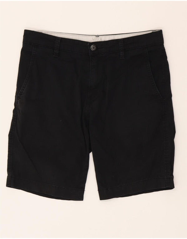 LEVI'S Mens Chino Shorts W30 Medium  Black Cotton