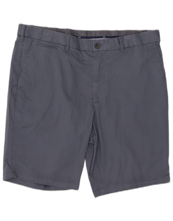 Marks & Spencer Mens Chino Shorts W38 XL Blue Cotton