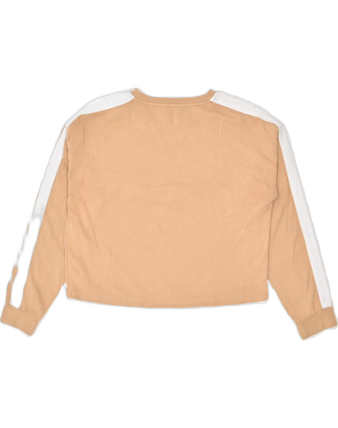 JACK WILLS Womens Sweatshirt Jumper UK 16 large Beige Cotton | Vintage | Thrift | Second-Hand | Used Clothing | Messina Hembry 
