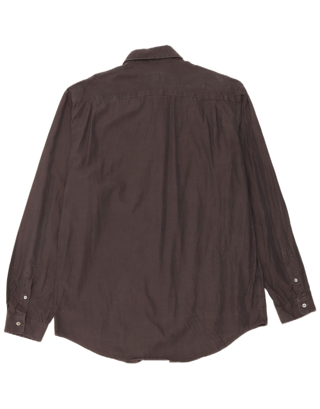 Calvin Klein Mens Shirt Size 43 Large Black Cotton