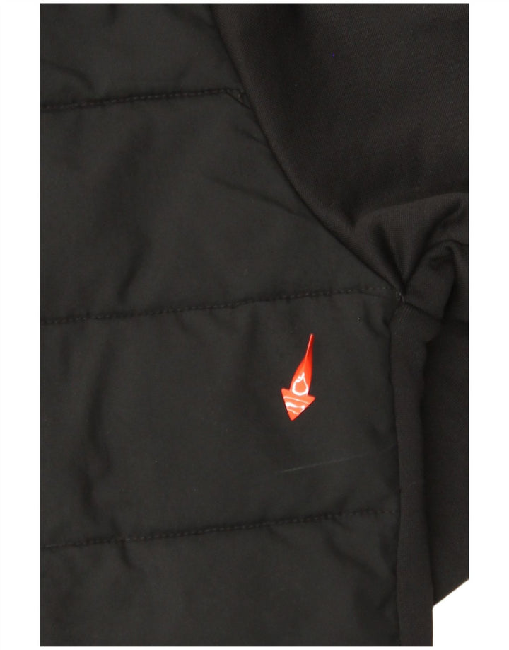 UMBRO Girls Ireland Padded Jacket 8-9 Years Small Black Polyester